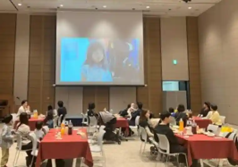 防災訓練の様子を撮影した動画