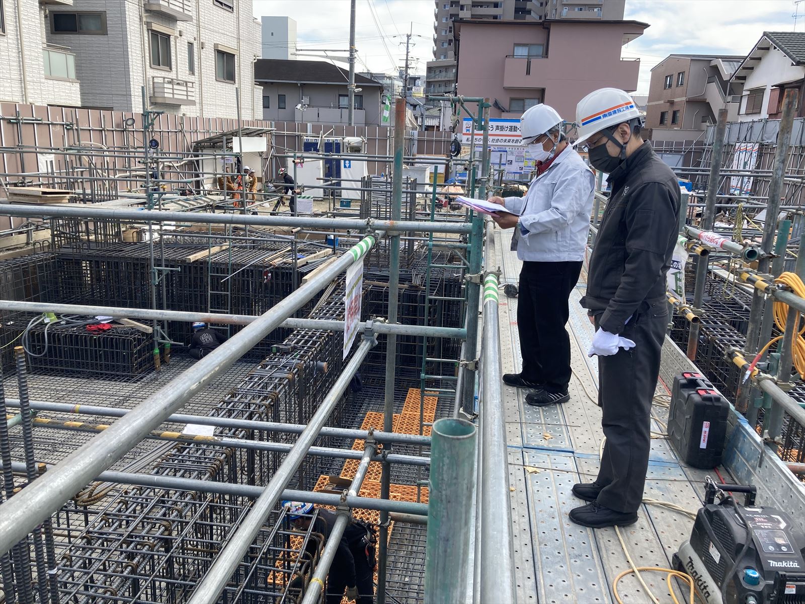 上田辺町11月工事写真⑤