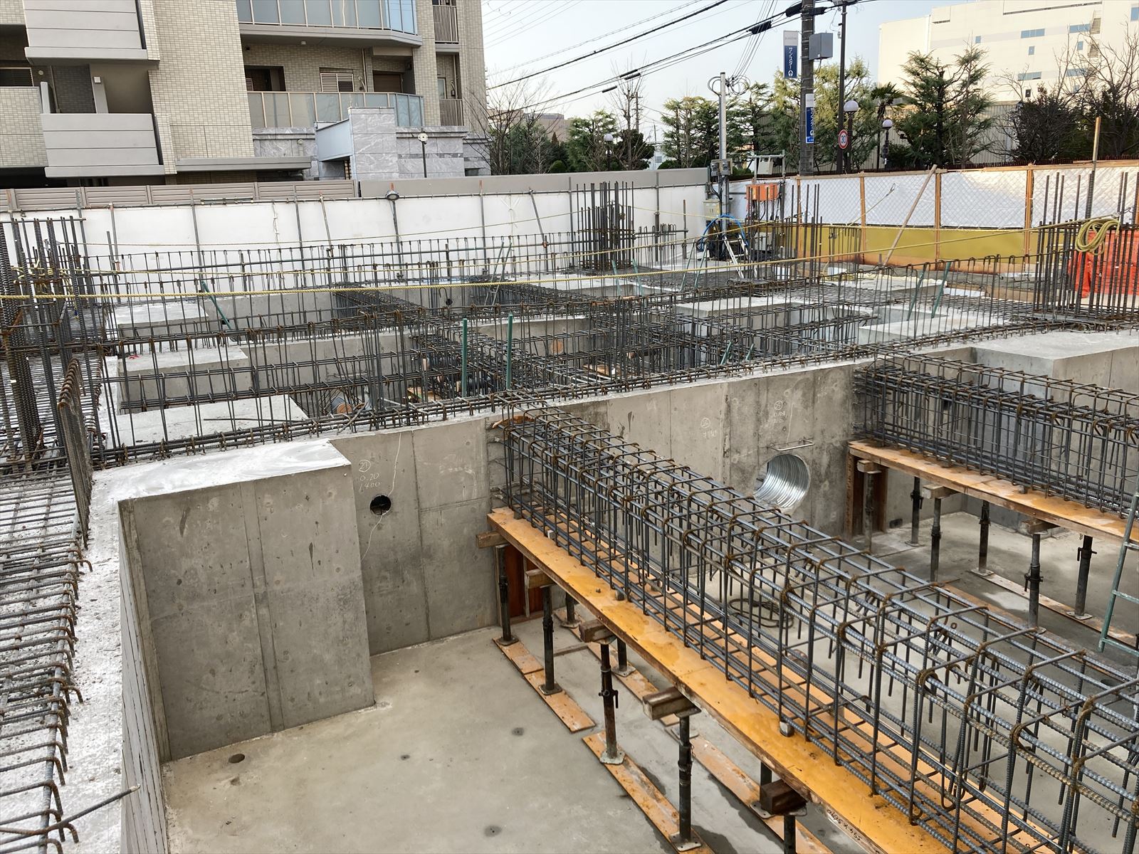 上田辺町1月度工事進捗②