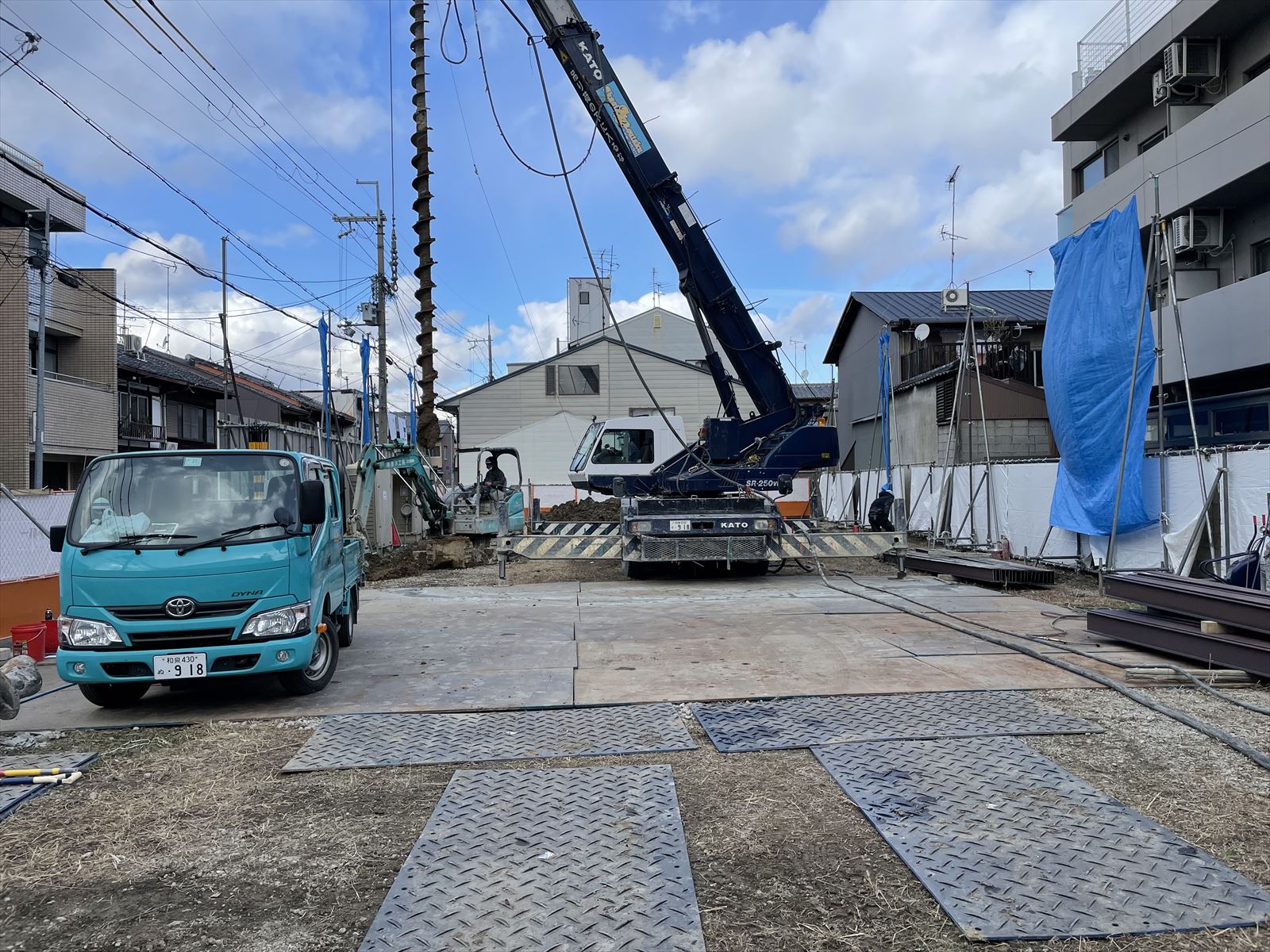 京都二条2月掲載分③山留め工事施工状況