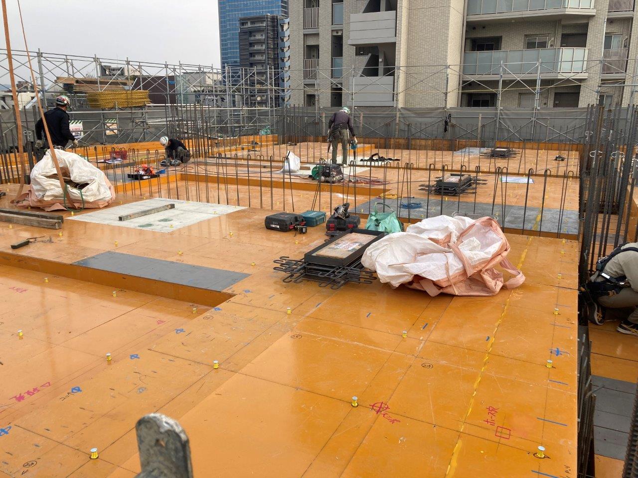 上田辺町3月度工事進捗④