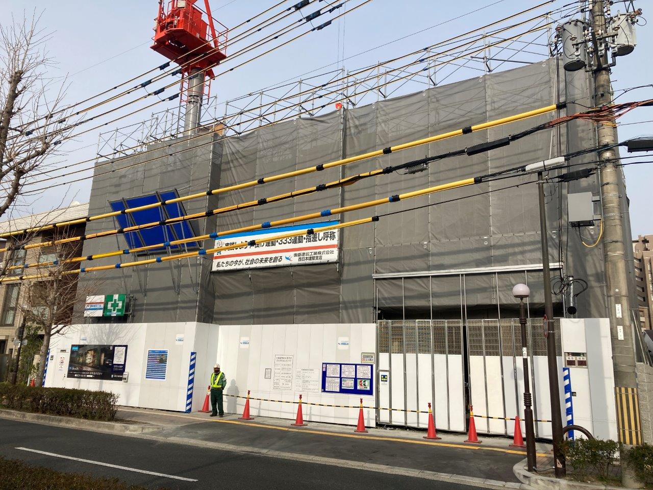 上田辺町3月度工事進捗⑤